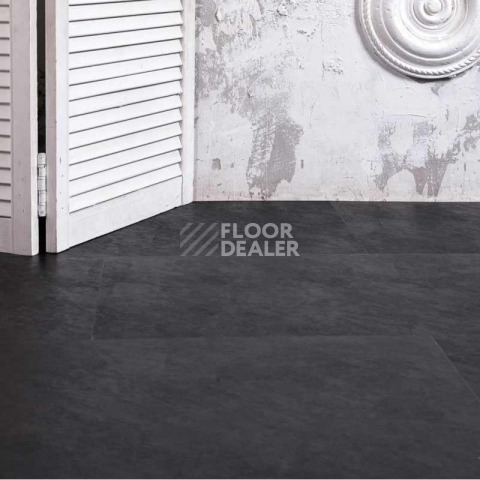 Vinilam Ceramo Stone 2,5 мм 61607 Сланцевый Чёрный фото 2 | FLOORDEALER